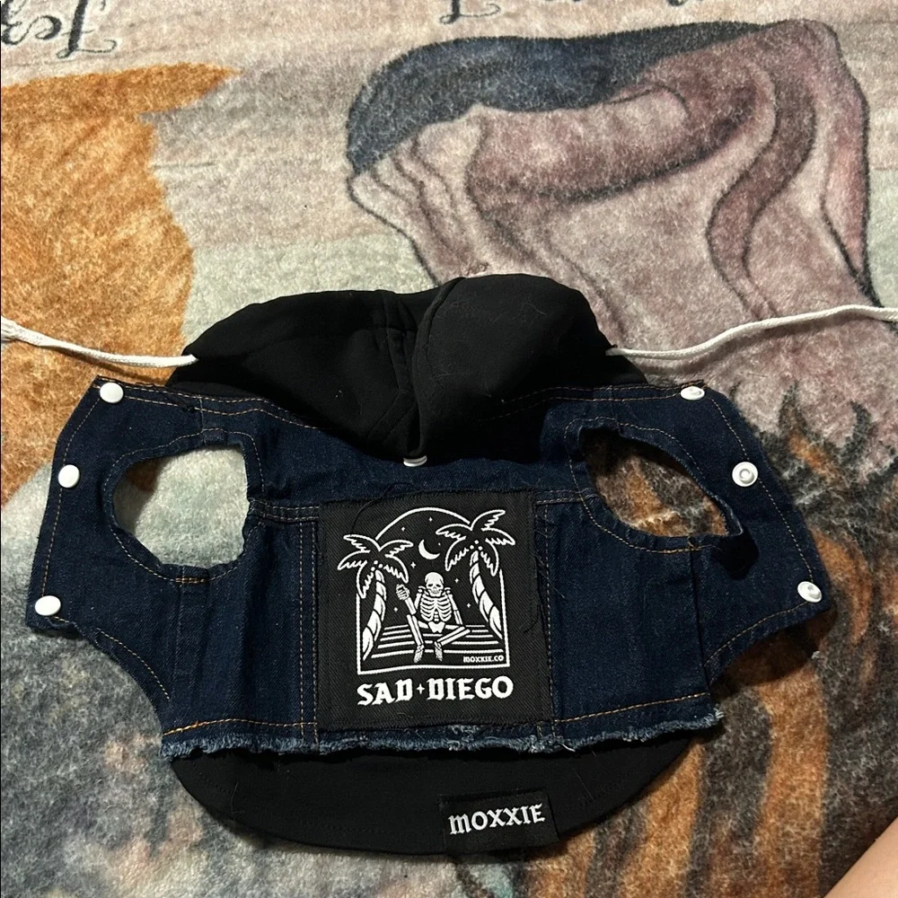 Moxxie Jean Jacket Cat Hoodie